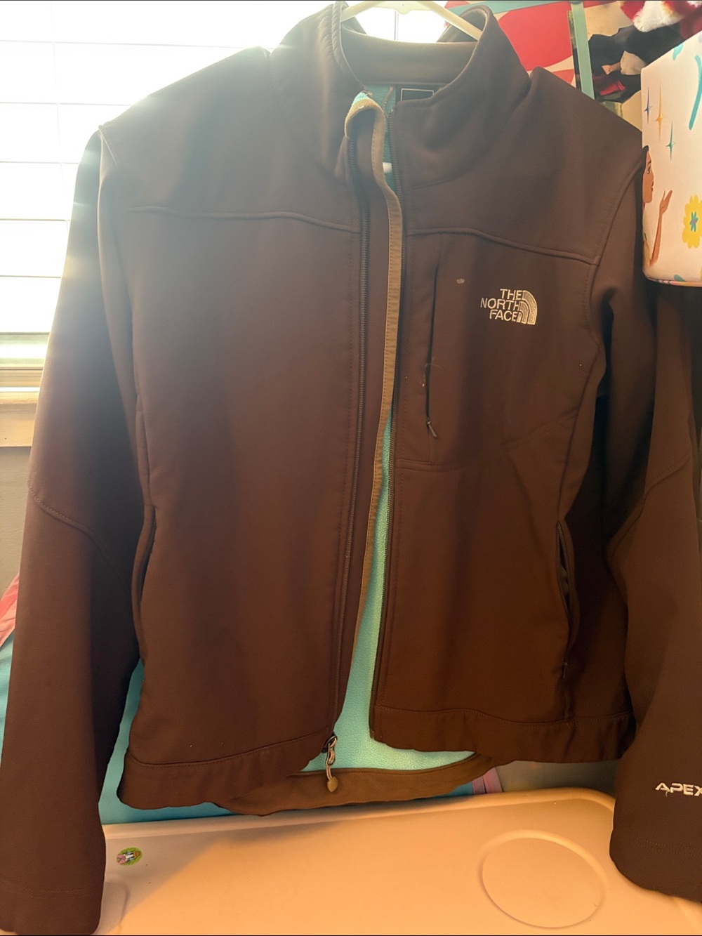 The North Face Brown Softshell Apex Jacket
